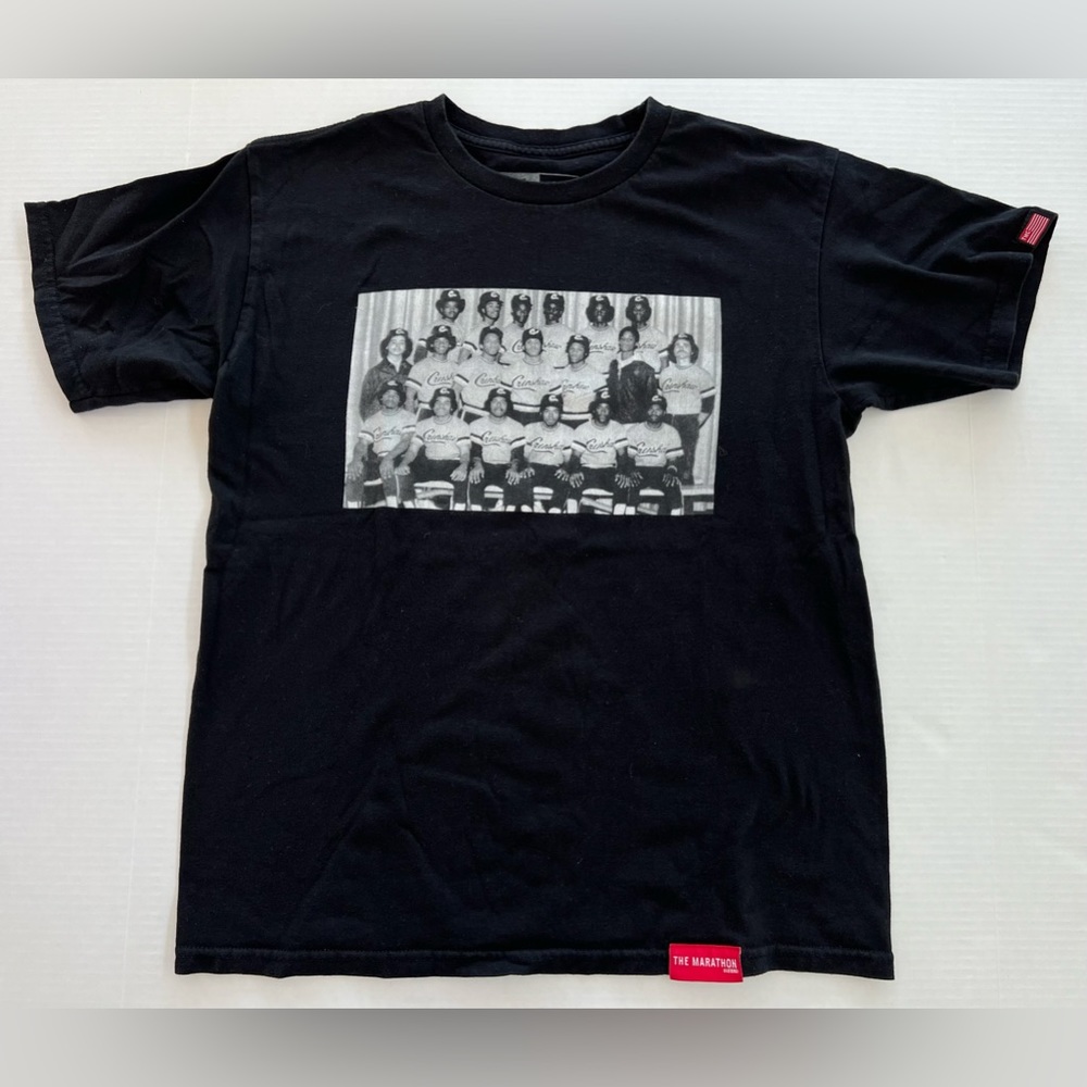 Rare The Marathon Clothing Nipsey Hussle Crenshaw Baseball Team Photo T-Shirt M